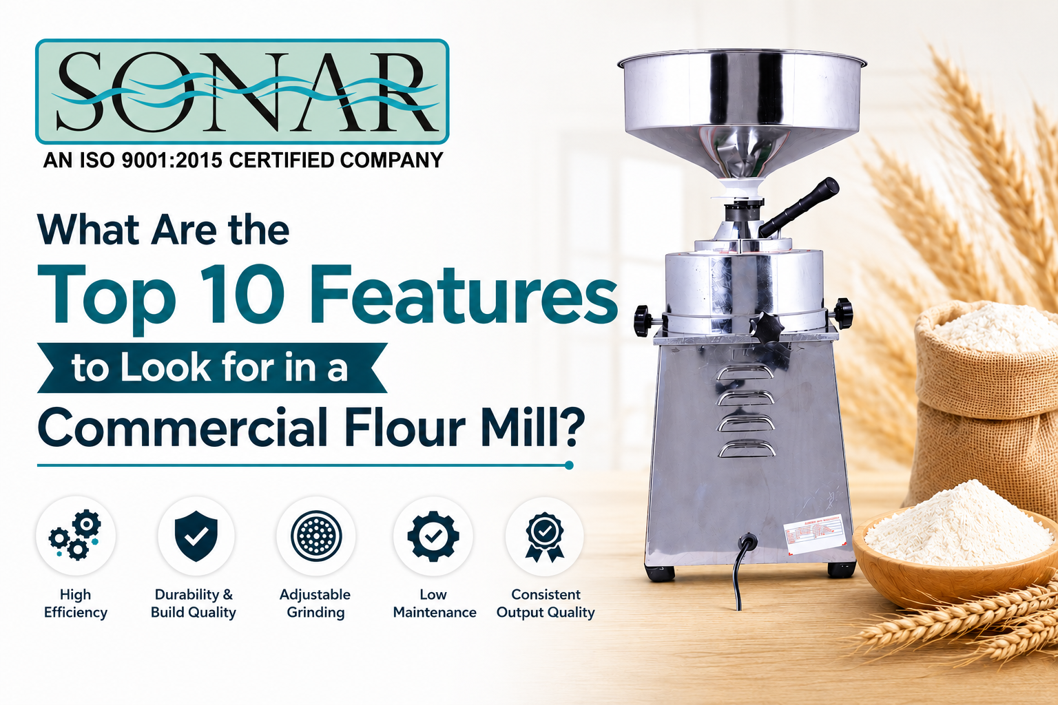What Are the Top 10 Features to Look for in a Commercial Flour Mill?