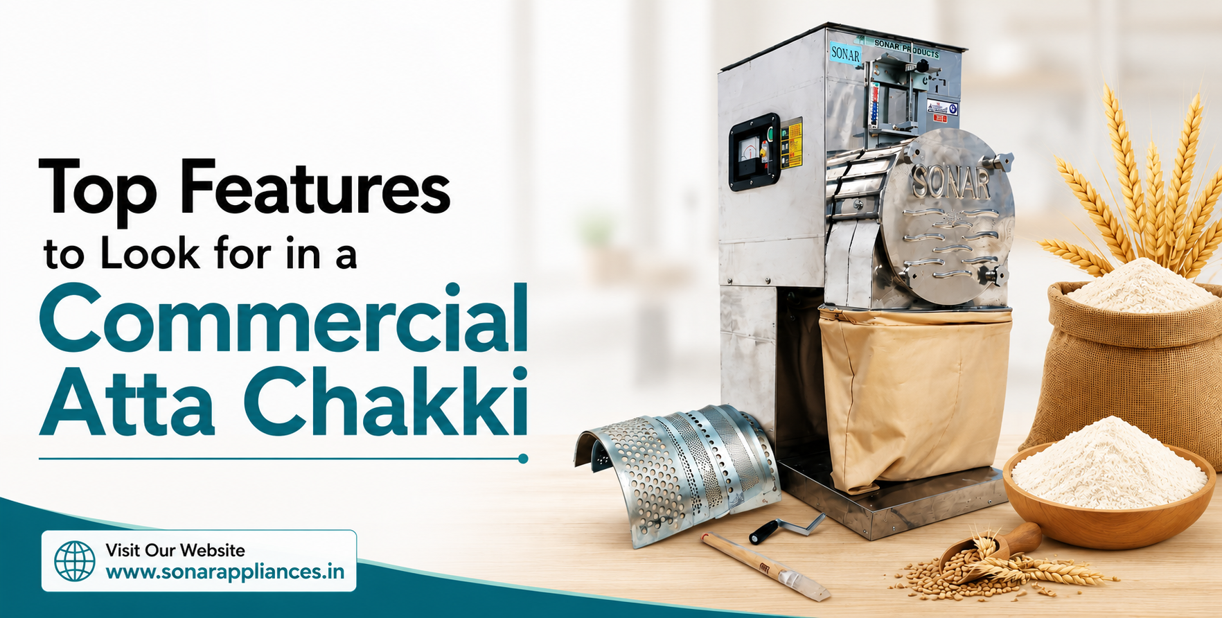Top Features to Look for in a Commercial Atta Chakki