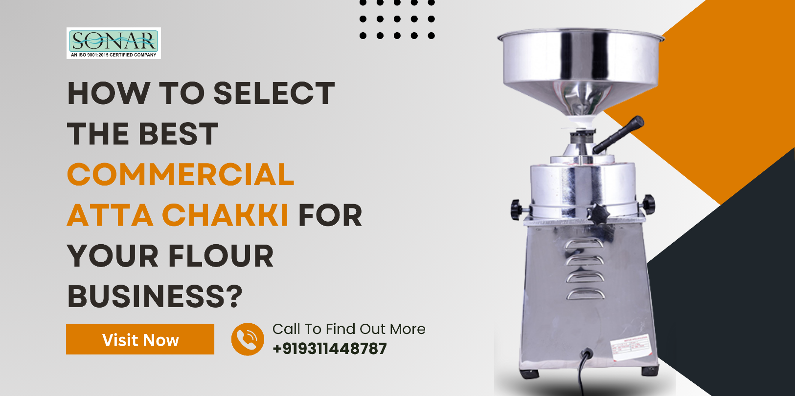 How to Select the Best Commercial Atta Chakki for Your Flour Business?